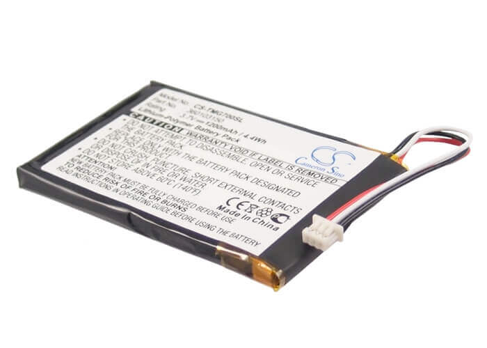 3,7V, Li-Polymer, 1200mAh, batterie GPS compatible avec Tomtom, 360103150, Go 7000, Go 7000 Hd, 4,44Wh GPS, Navigator Cameron Sino Technology Limited