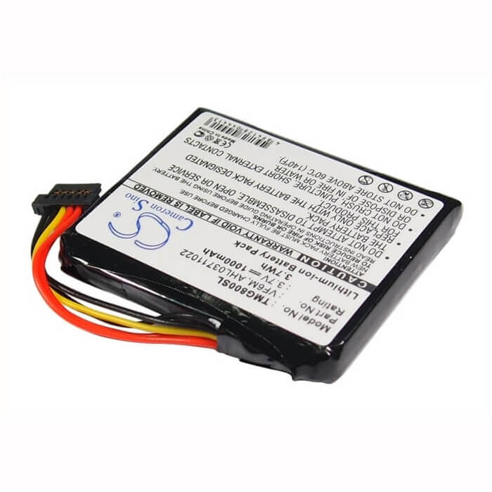 3,7V, Li-ion, 1000mAh, batterie GPS compatible Tomtom, Ahl03711022, 4eh45, 4eh51, 3,7Wh GPS, Navigateur Cameron Sino Technology Limited