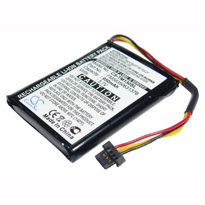 3.7V, Li-ion, 950mAh, batterie GPS compatible avec Tomtom, Fm58350631376, One 125, One 130, 3.52Wh GPS, Navigator Cameron Sino Technology Limited