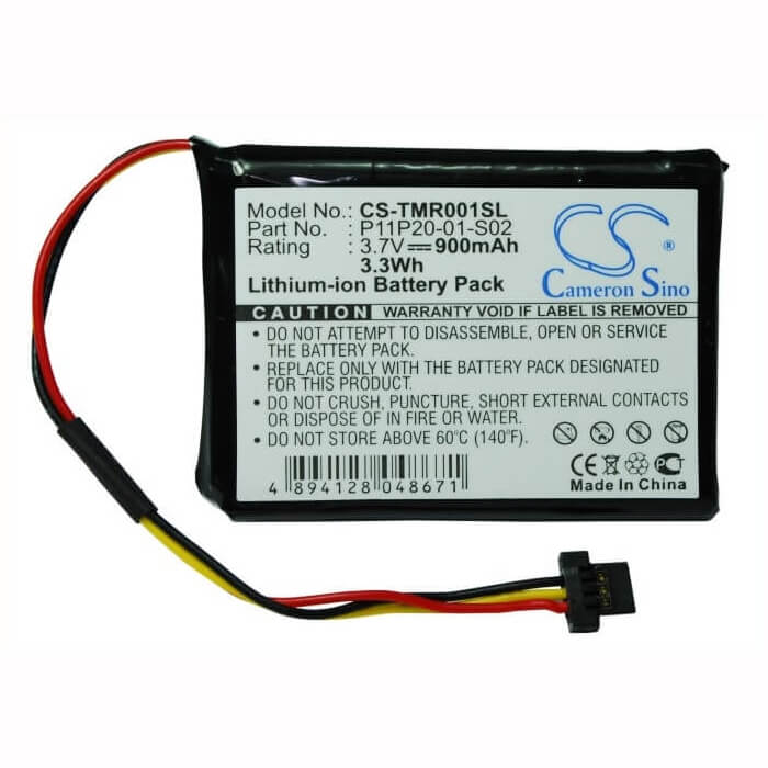 3.7V, Li-ion, 900mAh, batterie GPS compatible avec Tomtom, P11p20-01-s02, One Xxl 540s, Route Xl, 3.33Wh GPS, Navigator Cameron Sino Technology Limited