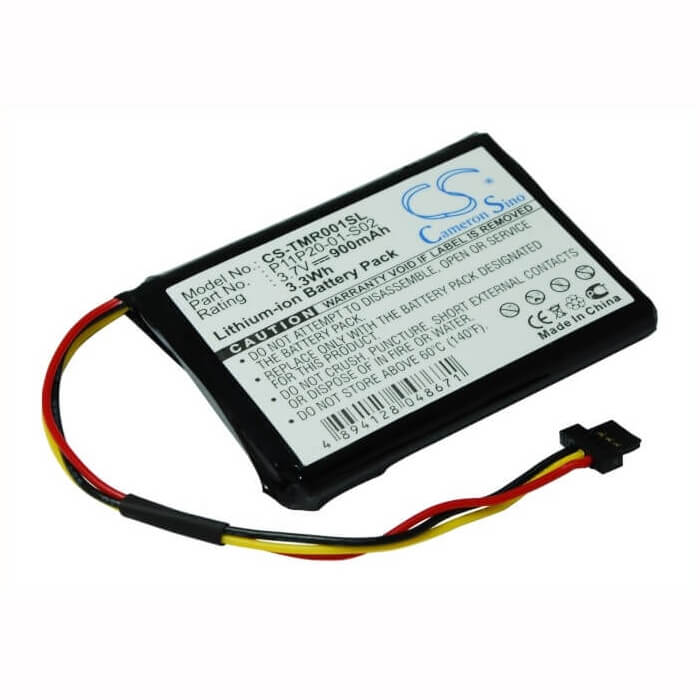 3.7V, Li-ion, 900mAh, batterie GPS compatible avec Tomtom, P11p20-01-s02, One Xxl 540s, Route Xl, 3.33Wh GPS, Navigator Cameron Sino Technology Limited