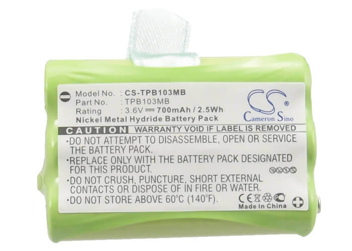 Babyphone Battery For Topcom, Babytalker 1010, Babytalker 1020 3.6v, 700mah - 2.52wh BabyPhone Cameron Sino Technology Limited
