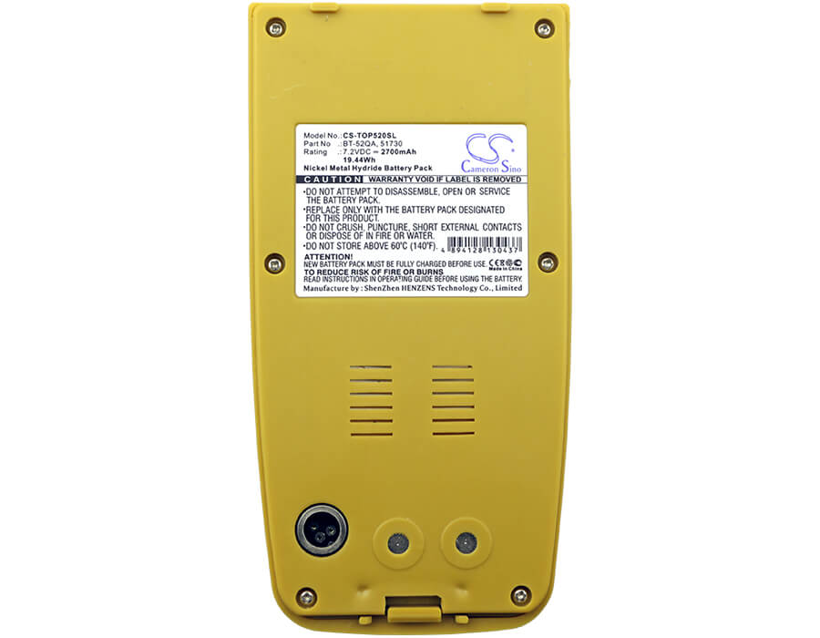Equipment Battery for Topcon, Cts-3000, Gpt-1000, Gpt-1003, Gpt-2000, Gpt-3000, Gpt3000w 7.2v, 2700mah - 19.44wh Equipment, Survey, Test Cameron Sino Technology Limited