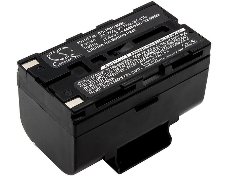 7.4V, Li-ion, 4400mAh, Equipment battery fits Topcon, Bt-61q, FC100, Fc-100, 32.56Wh Equipment, Survey, Test Cameron Sino Technology Limited