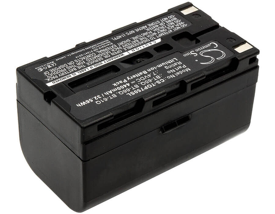 7.4V, Li-ion, 4400mAh, Equipment battery fits Topcon, Bt-61q, FC100, Fc-100, 32.56Wh Equipment, Survey, Test Cameron Sino Technology Limited