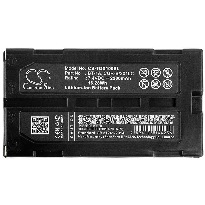 Equipment Battery for Topcon, Gp-sx1, Sx-1 7.4v, 2200mah - 16.28wh Equipment, Survey, Test Cameron Sino Technology Limited