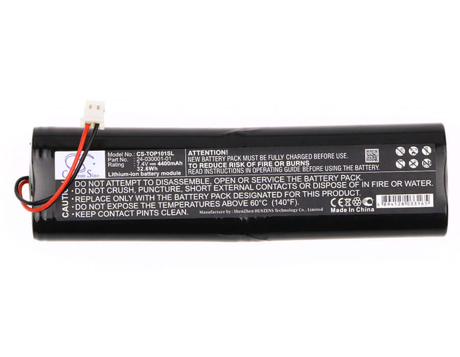 7.4V, Li-ion, 4400mAh, Equipment battery fits Topcon, 24-030001-01, 24-030001-01, Egp-0620-1, 32.56Wh Equipment, Survey, Test Cameron Sino Technology Limited