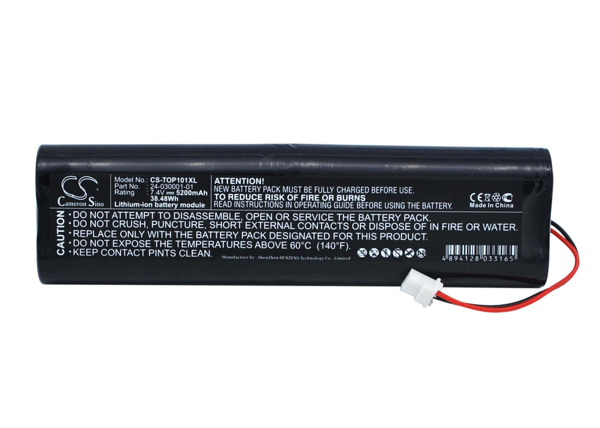 7.4V, Li-ion, 5200mAh, Equipment battery fits Topcon, 24-030001-01, 24-030001-01, Egp-0620-1, 38.48Wh Equipment, Survey, Test Cameron Sino Technology Limited
