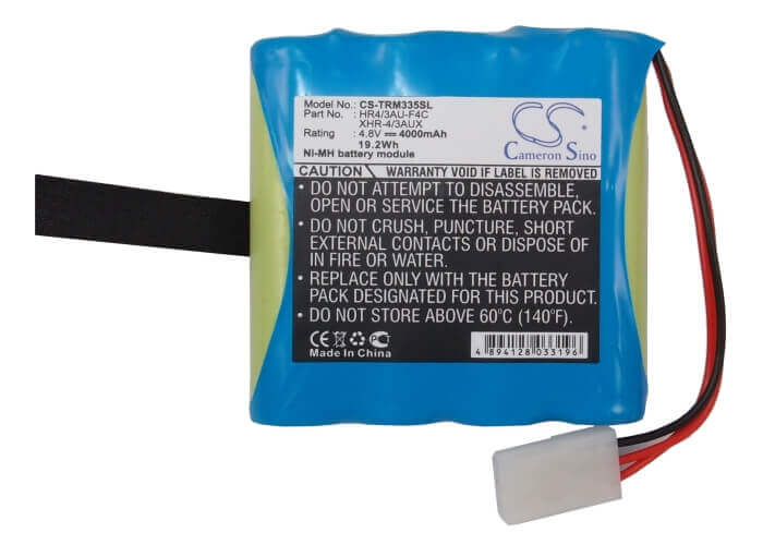 4.8V, Ni-MH, 4000mAh, Equipment battery fits Trimble, A075-2003, GIS TSCe, H-075-335-200r-032, 19.2Wh Equipment, Survey, Test Cameron Sino Technology Limited