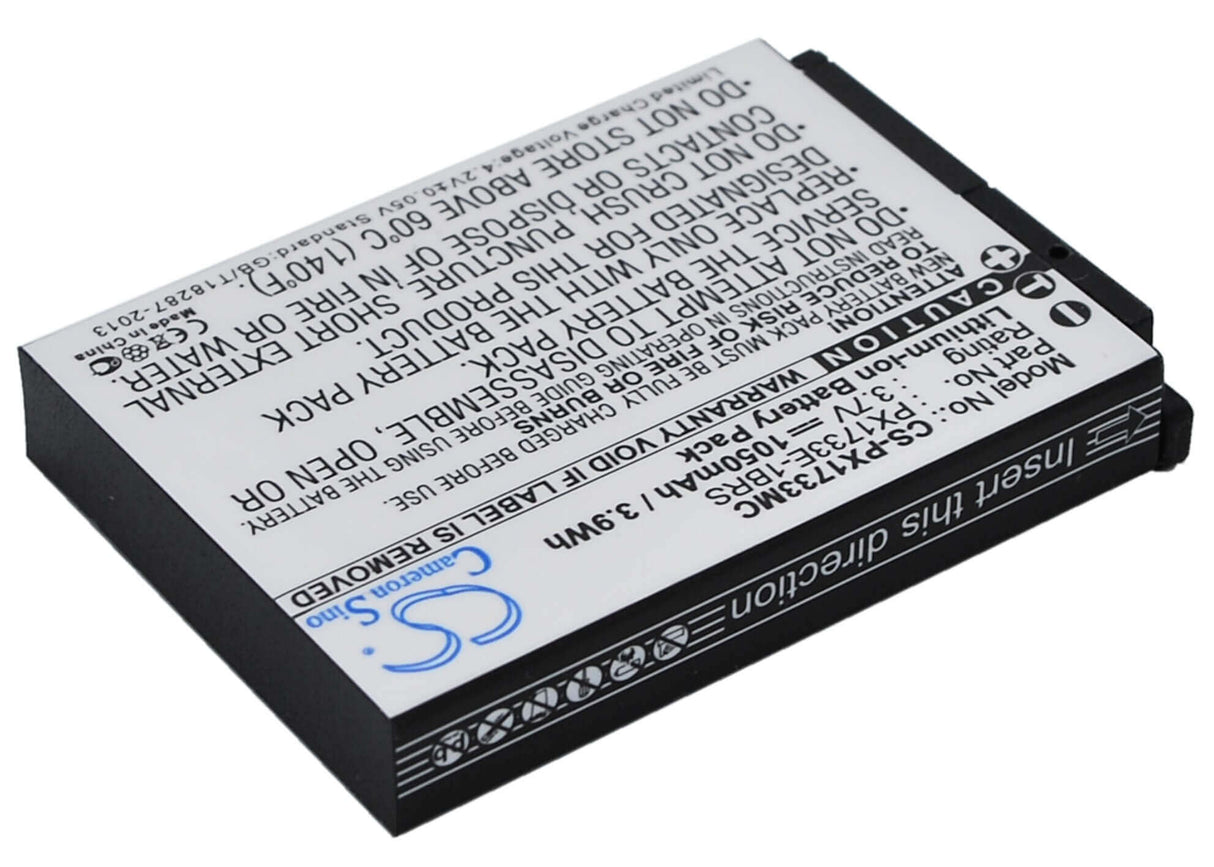 3.7V, Li-ion, 1050mAh, Camera battery fits Toshiba, 084-07042l-073, Camileo S30, Camileo S30 Hd, 3.9Wh Camera Cameron Sino Technology Limited (Camera)