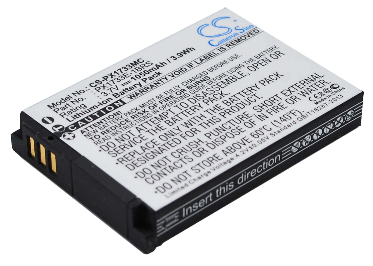 3.7V, Li-ion, 1050mAh, Camera battery fits Toshiba, 084-07042l-073, Camileo S30, Camileo S30 Hd, 3.9Wh Camera Cameron Sino Technology Limited (Camera)