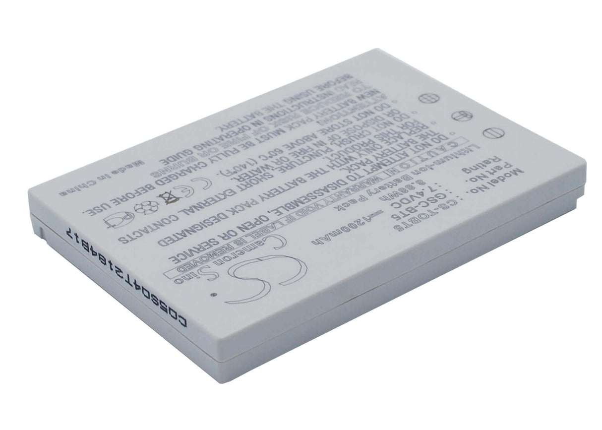 Camera Battery For Toshiba Gigashot Gsc-r30, Gigashot Gsc-r30au, 7.4v, 1200mah - 8.88wh Camera Cameron Sino Technology Limited (Suspended)