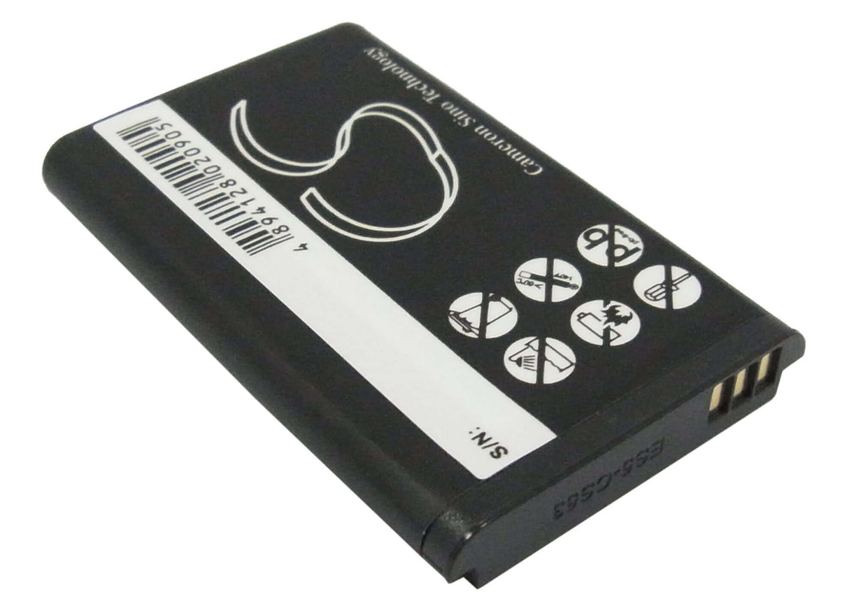 3,7V, Li-ion, 1200mAh, batterie de smartphone compatible avec Toshiba, 15688, Portege G500, 4,44Wh Mobile, Smartphone Cameron Sino Technology Limited (Smartphone)