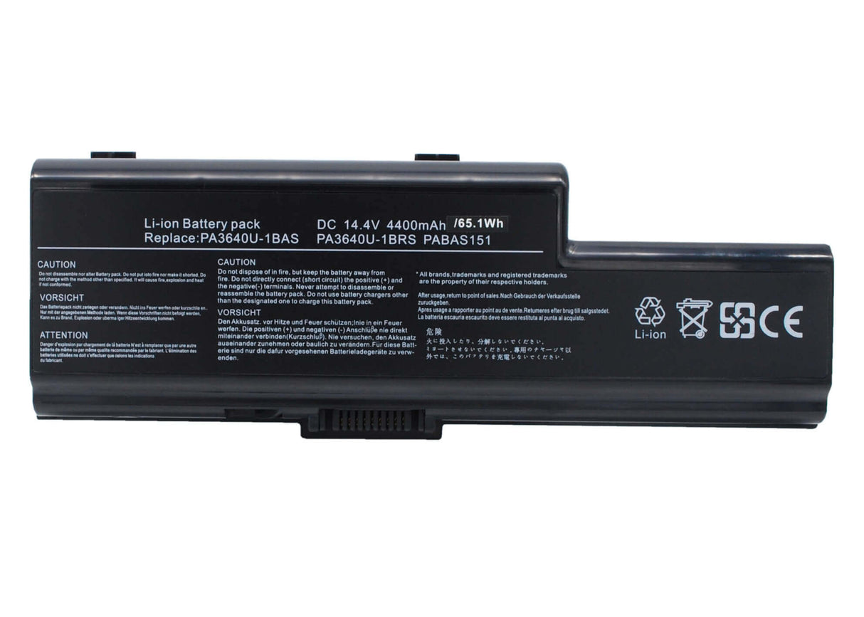 Battery For Toshiba, Qosmio F50, Qosmio F50-01u, Qosmio F501 14.4v, 4400mah - 63.36wh Notebook, Laptop Cameron Sino Technology Limited