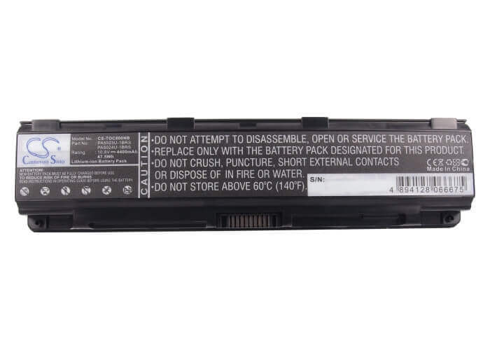 Battery For Toshiba Satellite C800, Satellite C800d, Satellite C805 10.8v, 4400mah - 47.52wh Notebook, Laptop Cameron Sino Technology Limited