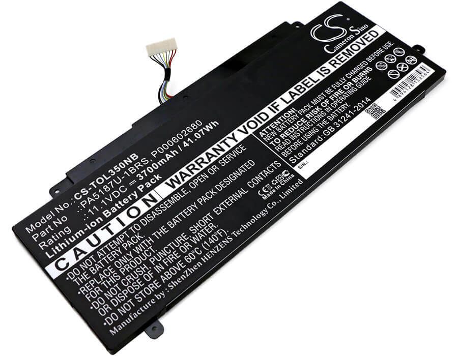 Battery For Toshiba, Satellite Click 2 L35w-b3204, Satellite L 11.1v, 3700mah - 41.07wh Notebook, Laptop Cameron Sino Technology Limited