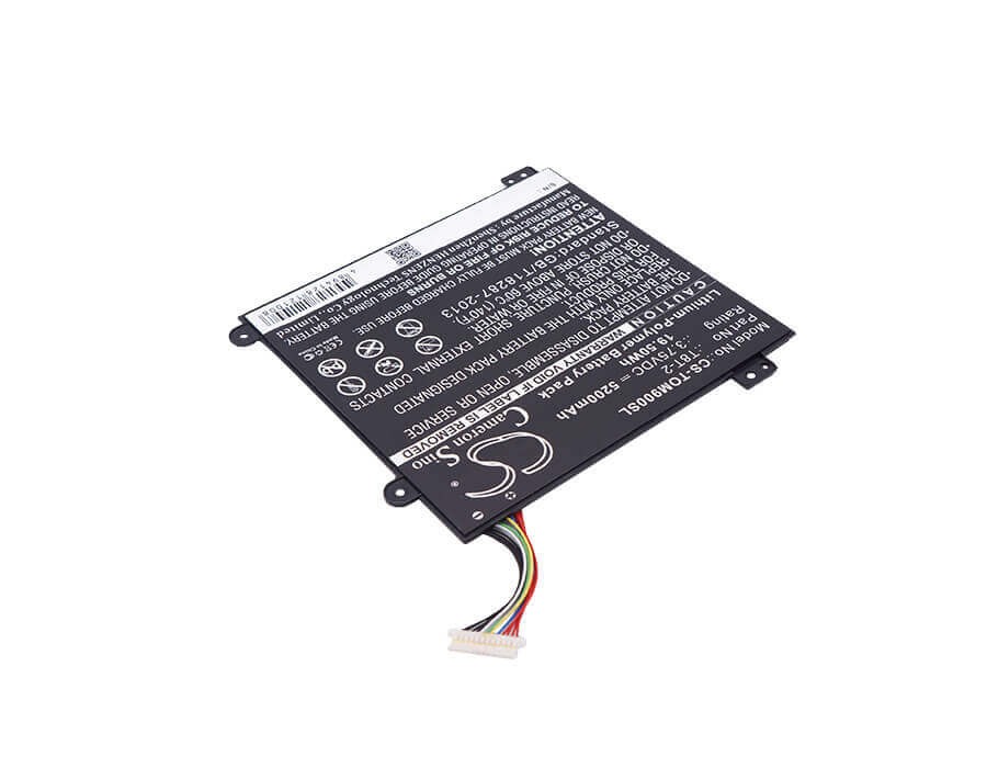 3.75V, Li-ion, 5200mAh, Tablet battery fits Toshiba, T8t-2, Satellite Click Mini L9w-b, Satellite Click Mini L9w-b 8.9, 19.50Wh Tablet Cameron Sino Technology Limited