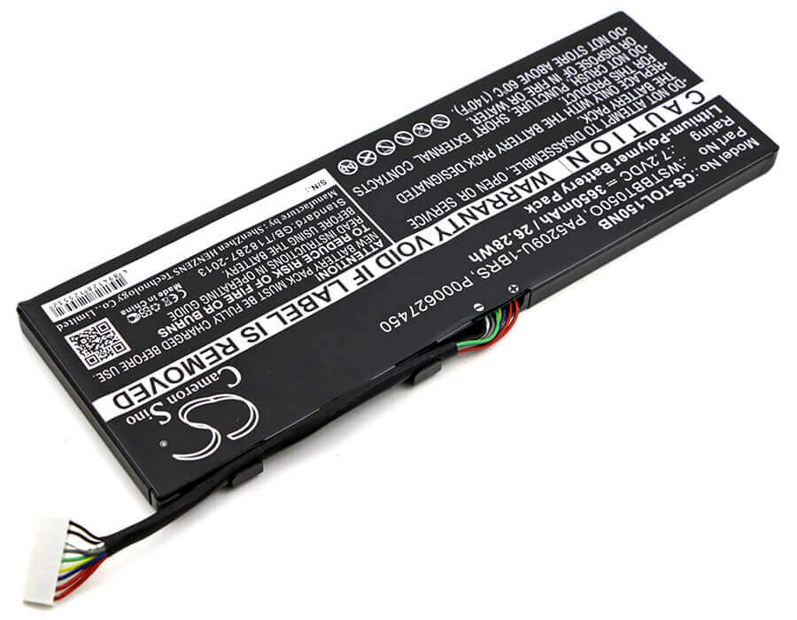 Battery For Toshiba, Satellite L10t, Satellite L10w, Satellite L10w-b 7.2v, 3650mah - 26.28wh Notebook, Laptop Cameron Sino Technology Limited