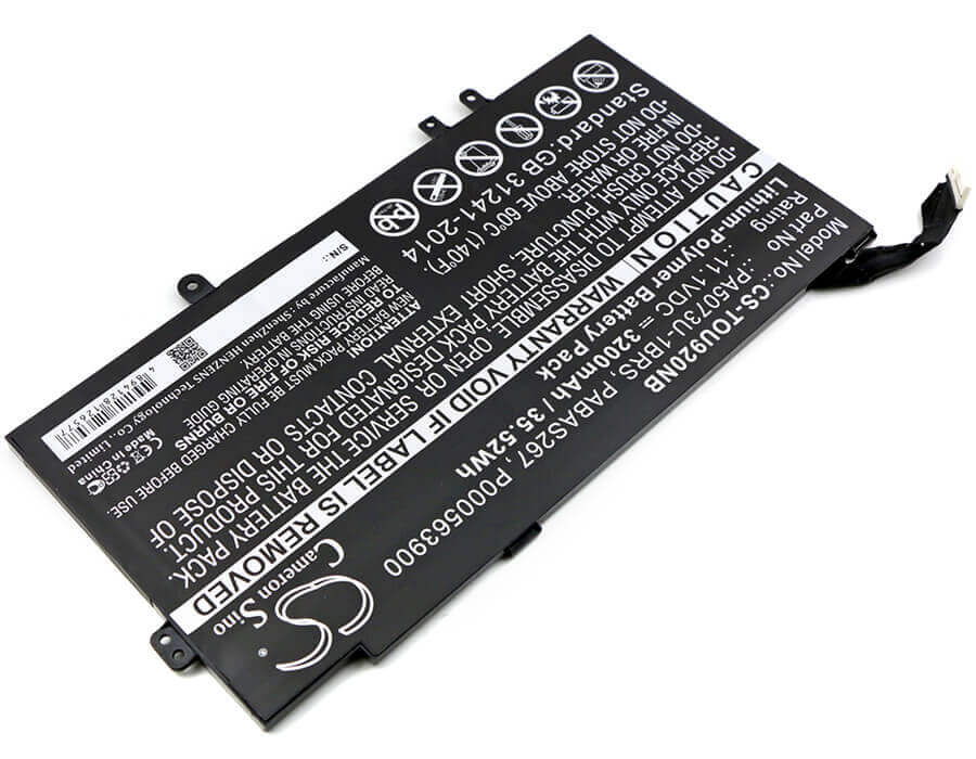 Battery For Toshiba, Satellite U920t, Satellite U925t 11.1v, 3200mah - 35.52wh Notebook, Laptop Cameron Sino Technology Limited