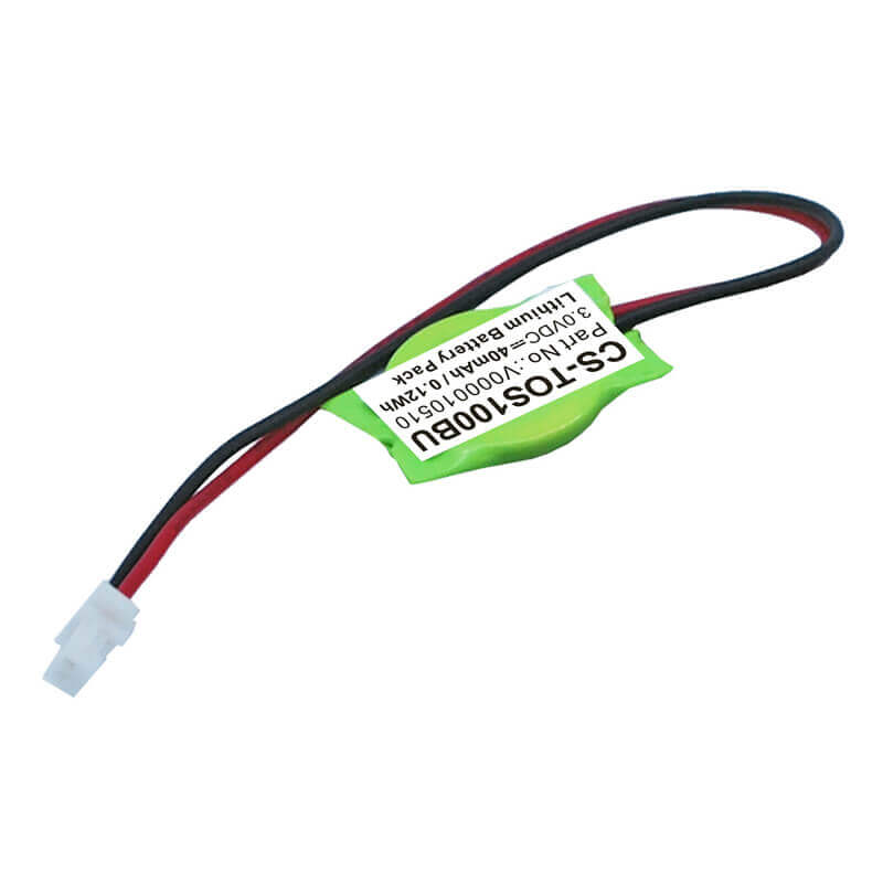 3.0V, Lithium, 40mAh, CMOS / BackUp battery fits Toshiba, V000010510, Tecra S1, Tecra S1 PT831L-2T91L, 0.12Wh CMOS / BackUp Cameron Sino Technology Limited