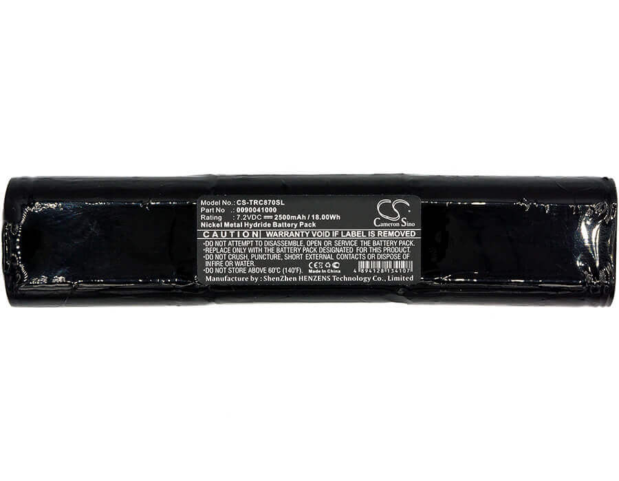 7.2V, Ni-MH, 2500mAh, Batterie d'équipement compatible avec Trilithic, 90041000, analyseur de champ 860DSP, analyseur de champ 860dspi, 18Wh Équipement, Enquête, Test Cameron Sino Technology Limited