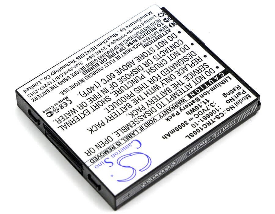 3.7V, Li-ion, 3000mAh, batterie d'équipement compatible avec Trimble, 106661-10, Mapper 50, Mmsp20, 11.1Wh Équipement, Enquête, Test Cameron Sino Technology Limited