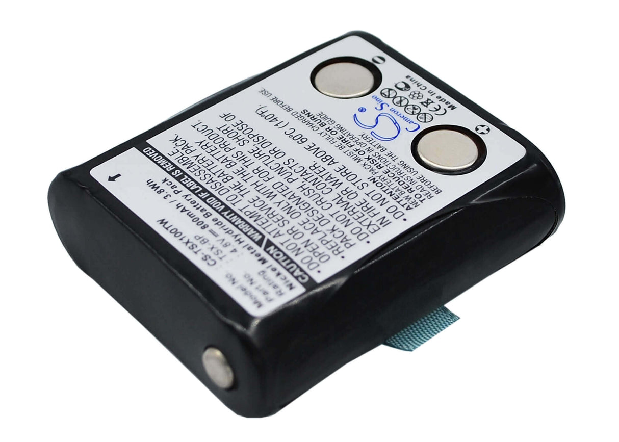 4.8V, Ni-MH, 800mAh, Two-Way Radio battery fits Trisquare, Tsx-bp, Tsx100, Tsx300, 3.84Wh Two-Way Radio Cameron Sino Technology Limited