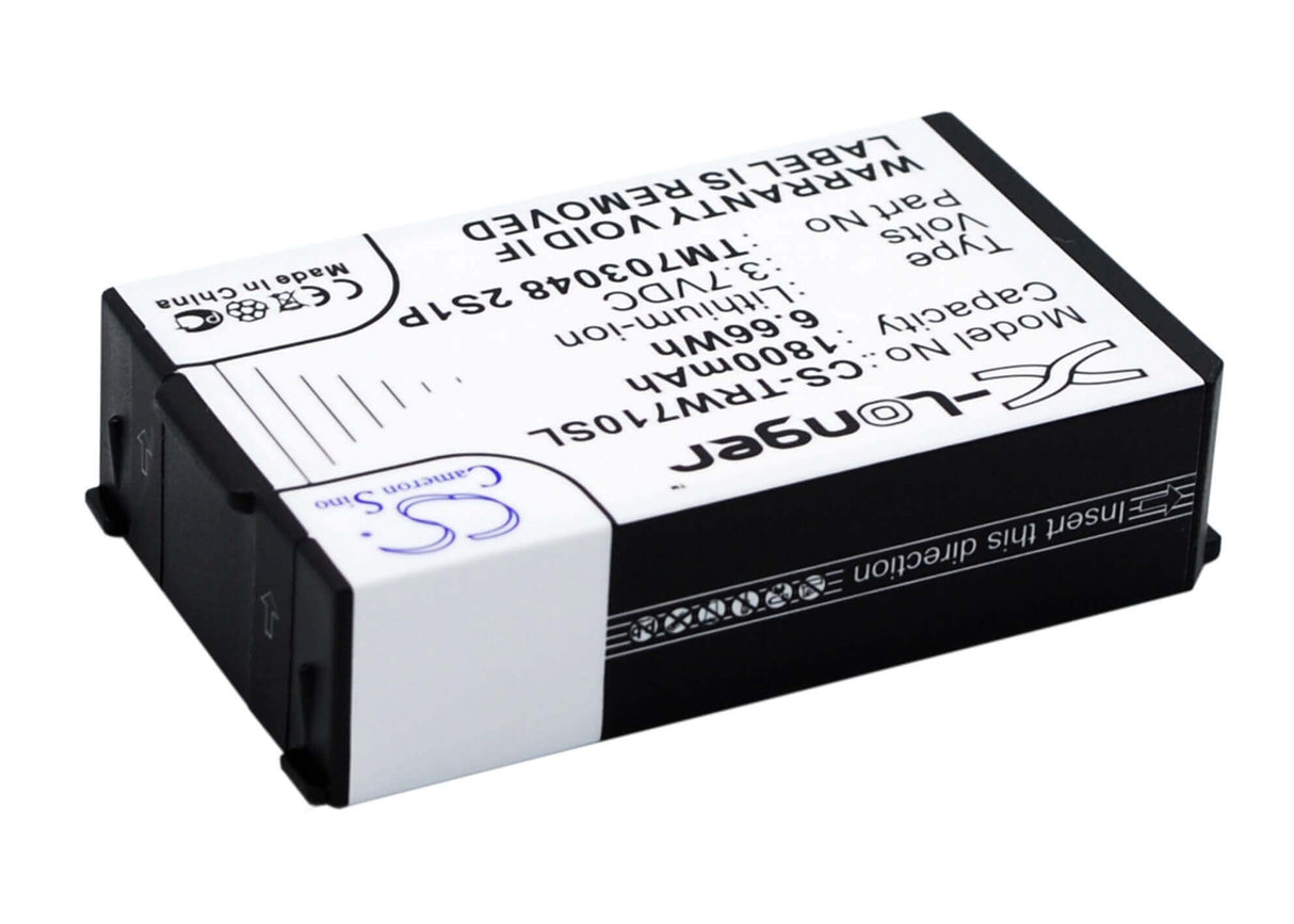 3.7V, Li-ion, 1800mAh, Headset battery fits Tritton, Tm703048 2s1p, Warhead 7.1, 6.66Wh Wireless Headset Cameron Sino Technology Limited