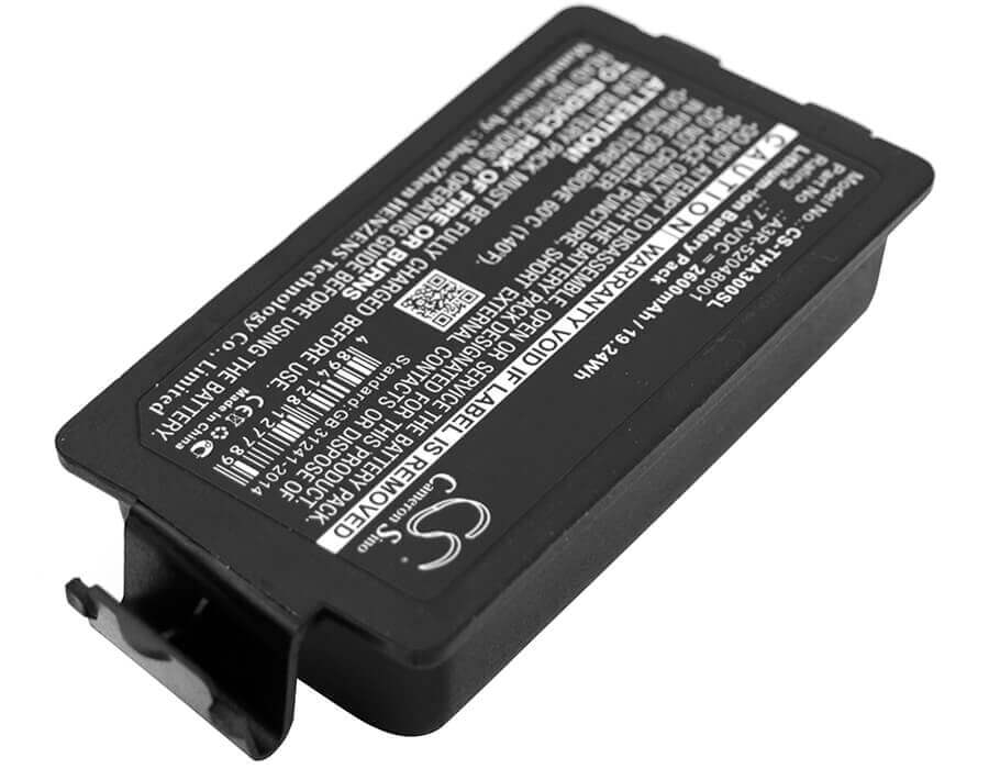 7.4V, Li-ion, 2600mAh, batterie pour imprimante portable compatible avec Tsc, A3r-52048001, Alpha 30b, Alpha 30w, 19.24Wh Imprimante portable Cameron Sino Technology Limited