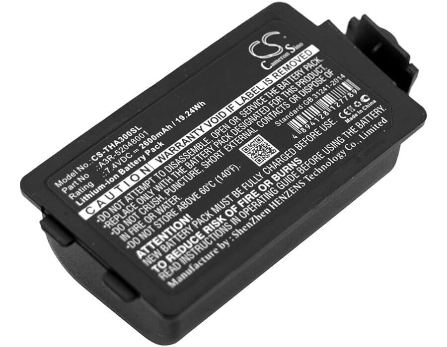 7.4V, Li-ion, 2600mAh, batterie pour imprimante portable compatible avec Tsc, A3r-52048001, Alpha 30b, Alpha 30w, 19.24Wh Imprimante portable Cameron Sino Technology Limited