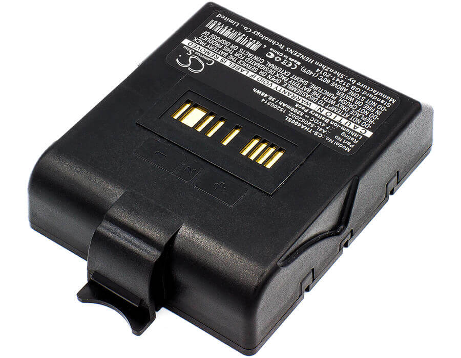 7.4V, Li-ion, 5200mAh, Portable Printer battery fits Tsc, 15200314, Alpha 4l, 38.48Wh Portable Printer Cameron Sino Technology Limited