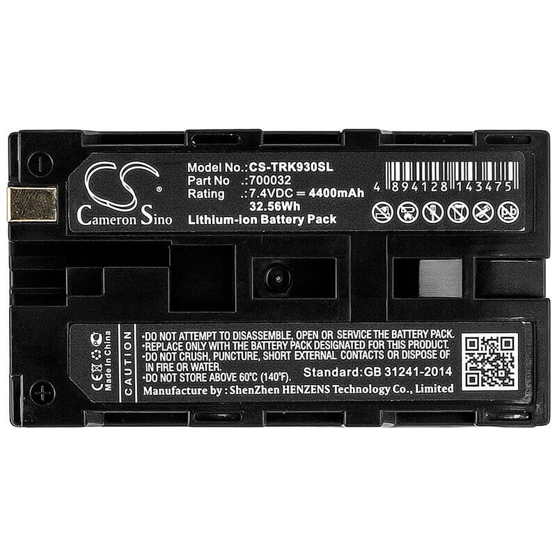 7.4V, Li-ion, 4400mAh, Equipment battery fits Tsi, 700032, 8532, Aerotrak 9036-01, 32.56Wh Equipment, Survey, Test Cameron Sino Technology Limited