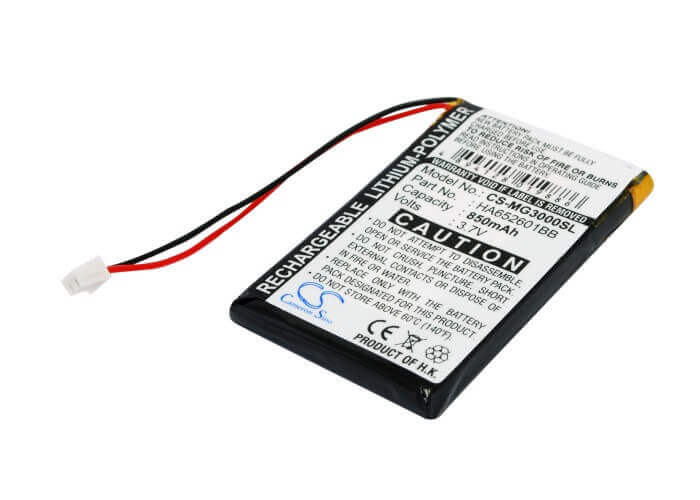 3,7V, Li-Polymer, 850mAh, batterie GPS compatible avec Typhoon, Ha652601bb, Myguide 3000, Myguide 3010, 3.15Wh GPS, Navigator Cameron Sino Technology Limited