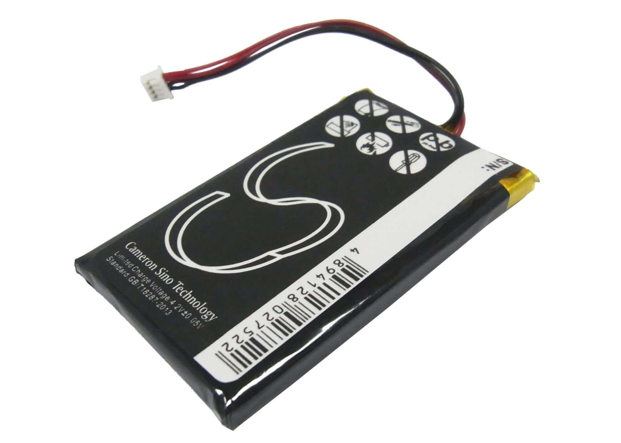 3,7V, Li-Polymer, 1100mAh, batterie GPS compatible avec Typhoon, Bt553759, Myguide 3100, 4,07Wh GPS, Navigator Cameron Sino Technology Limited