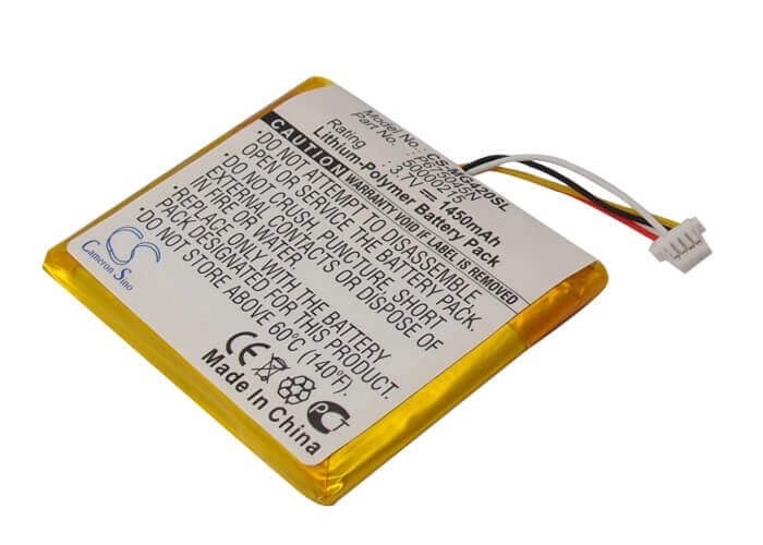 3.7V, Li-Polymer, 1450mAh, GPS battery fits Typhoon, 50000215, Myguide 4200, Myguide 4228, 5.37Wh GPS, Navigator Cameron Sino Technology Limited