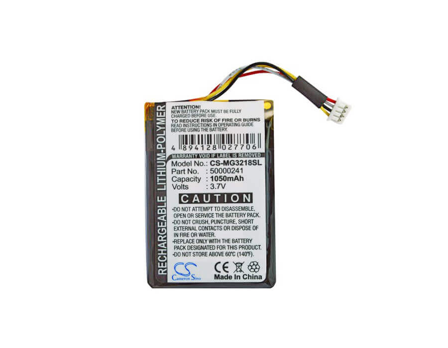 3,7V, Li-Polymer, 1050mAh, batterie GPS compatible avec Typhoon, 50000214, Myguide M Imove 3218, Myguide Pnd 3218, 3,89Wh GPS, Navigator Cameron Sino Technology Limited