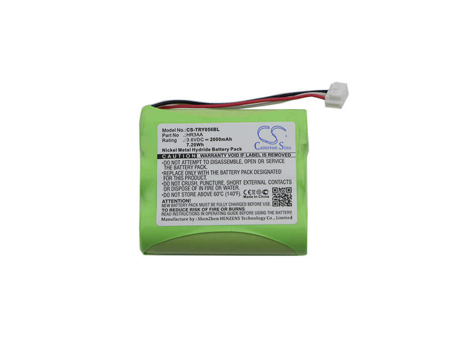 Crane Remote Battery For Tyro, Ty 55.00.56 3.6v, 2000mah - 7.20wh Crane Remote Control Cameron Sino Technology Limited