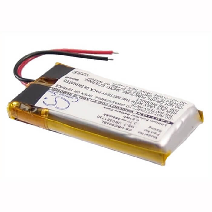 3.7V, Li-Polymer, 250mAh, Headset battery fits Ultralife, Hs-7, Ubc005, Ubc581730, 0.93Wh Wireless Headset Cameron Sino Technology Limited
