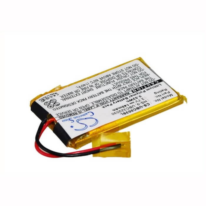 3.7V, Li-Polymer, 140mAh, Headset battery fits Ultralife, Hs-9, Ubc322030, Ubp008, 0.52Wh Wireless Headset Cameron Sino Technology Limited