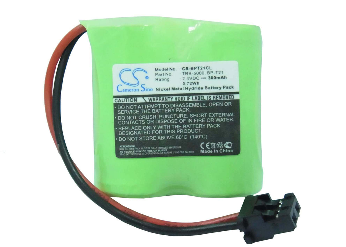 2.4V, Ni-MH, 300mAh, Cordless Phone battery fits Uniden, Toshiba, 1-528-638-11, Mph-6050, Mph-6250, 0.72Wh Cordless Phone Cameron Sino Technology Limited (Cordless Phone)
