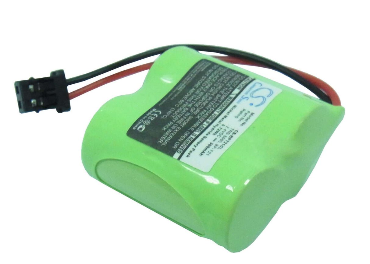 2.4V, Ni-MH, 300mAh, Cordless Phone battery fits Uniden, Toshiba, 1-528-638-11, Mph-6050, Mph-6250, 0.72Wh Cordless Phone Cameron Sino Technology Limited (Cordless Phone)