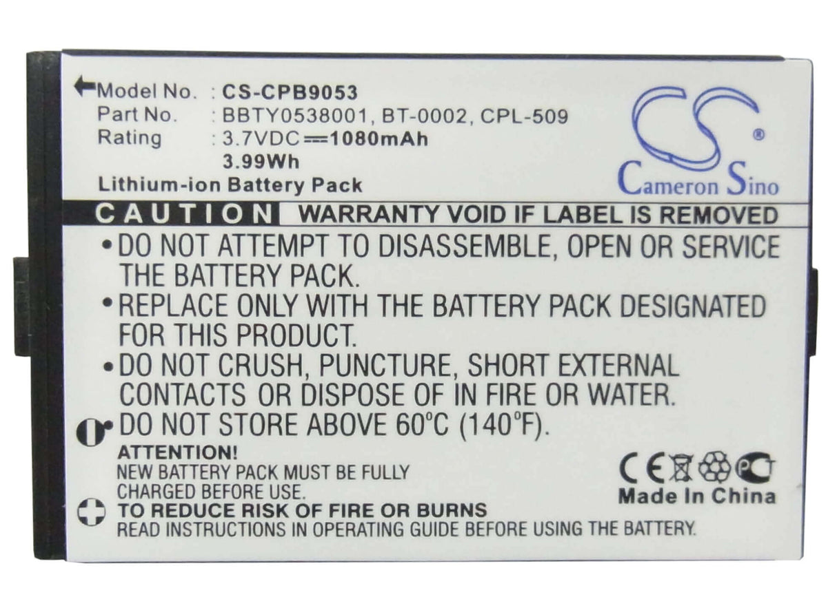 Battery For Uniden, Elbt585, Elbt-585, Elbt595, Elbt-595, 3.7v, 1080mah - 4.00wh Batteries for Electronics Cameron Sino Technology Limited (Suspended)