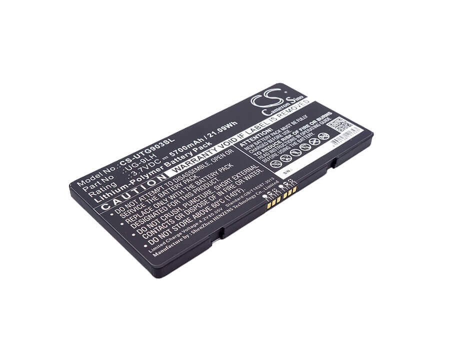 3.7V, Li-Polymer, 5700mAh, Tablet battery fits Unistrong, Ug-9lh, 7inch Ruggedized Tablet, Ug903, 21.09Wh Tablet Cameron Sino Technology Limited
