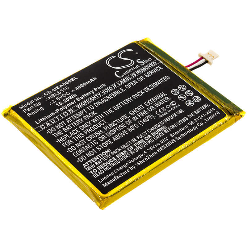 Barcode Scanner Battery For Unitech, Ea500, Ea502, Ea506 3.8v, 4000mah - 15.20wh Barcode Scanner Cameron Sino Technology Limited