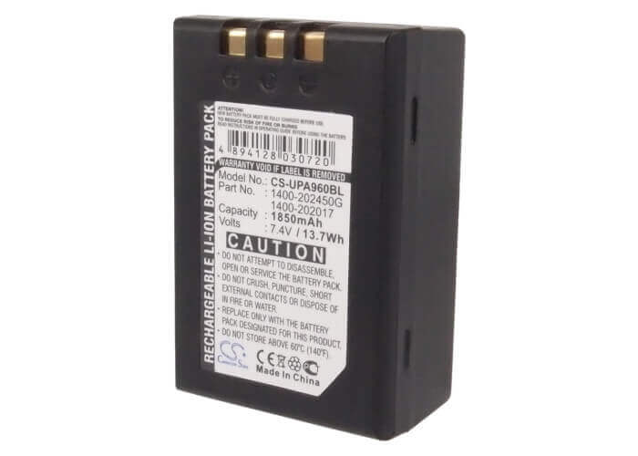 Barcode Scanner Battery For Unitech Pa960, Pa962, Pa963 7.4v, 1850mah - 13.69wh Barcode Scanner Cameron Sino Technology Limited