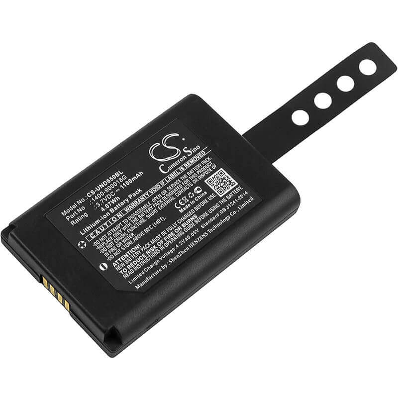 Batterie de scanner de codes-barres pour Unitech, Rd650, Srd650, 3.7v, 1100mah - 37.00wh Scanner de codes-barres Cameron Sino Technology Limited