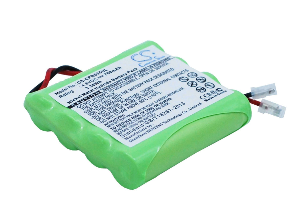 4.8V, Ni-MH, 700mAh, Cordless Phone battery fits Universel, Aaa X 4, 3.36Wh Cordless Phone Cameron Sino Technology Limited (Cordless Phone)