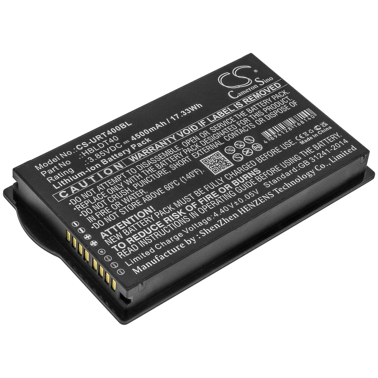 Battery For Urovo, Dt40 3.85v, 4500mah - 17.33wh Batteries for Electronics Cameron Sino Technology Limited (Suspended)