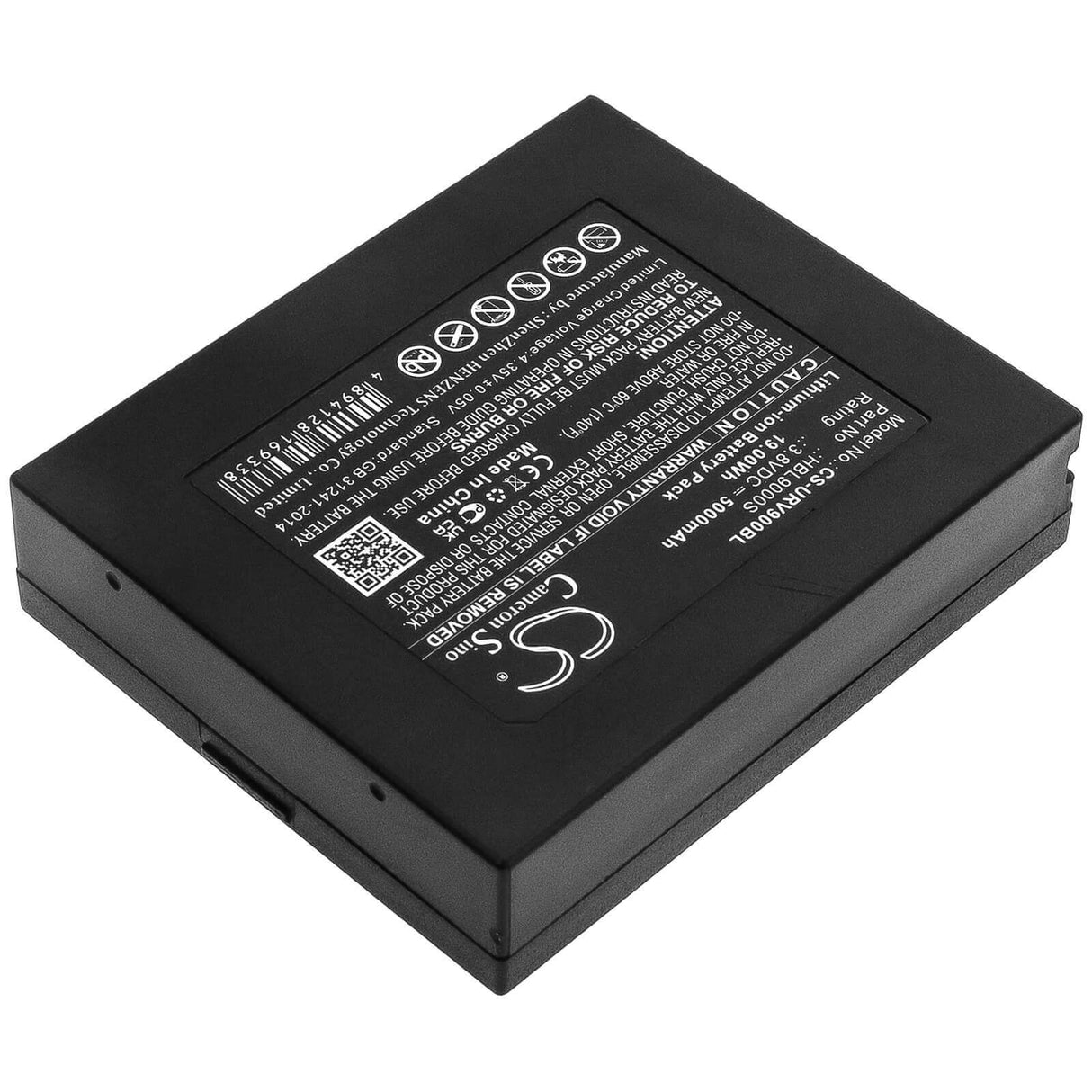 Batterie de scanner de codes-barres pour Urovo, I9000s 3.8v, 5000mah - 19.00wh Scanner de codes-barres Cameron Sino Technology Limited