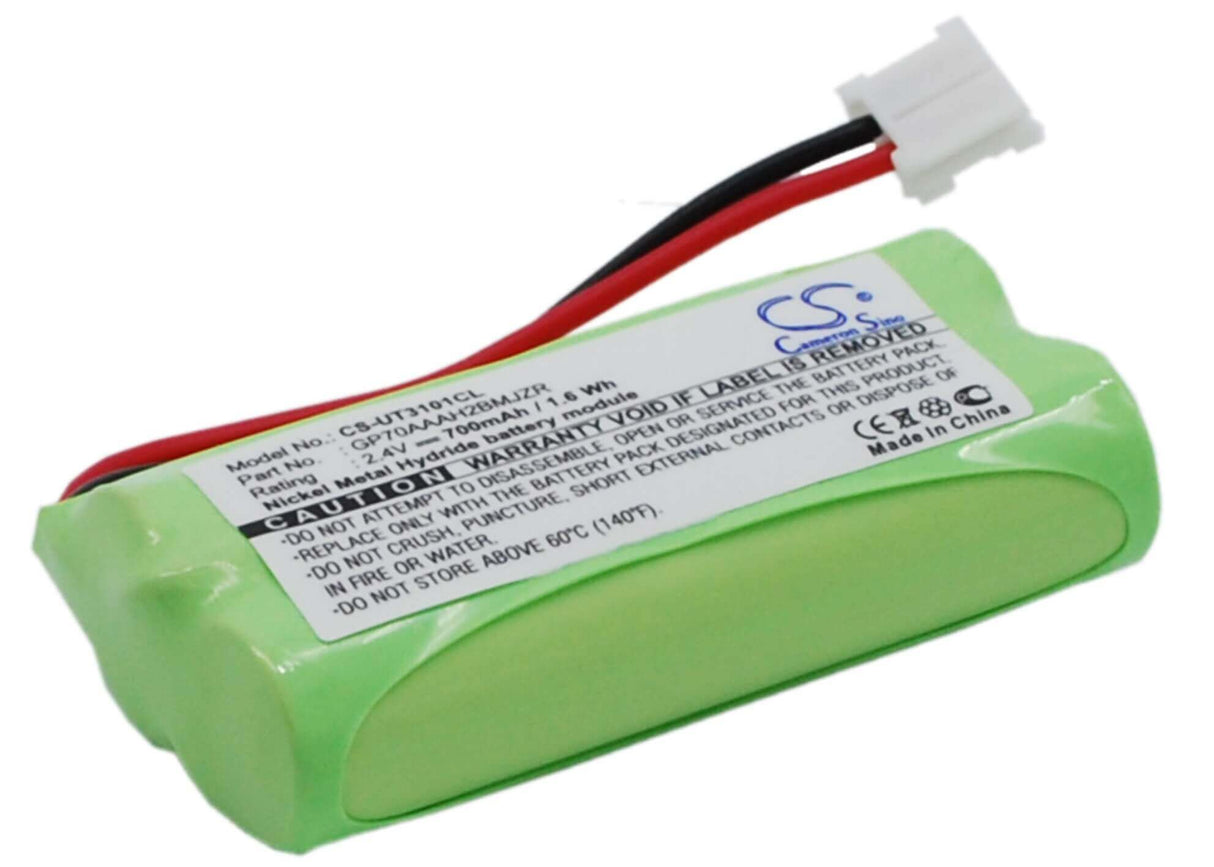 2.4V, Ni-MH, 700mAh, Cordless Phone battery fits Plantronics, Motorola, Detewe, Tesco, 2snaaa55hsj1, 3101, 3111, 1.68Wh Cordless Phone Cameron Sino Technology Limited (Cordless Phone)